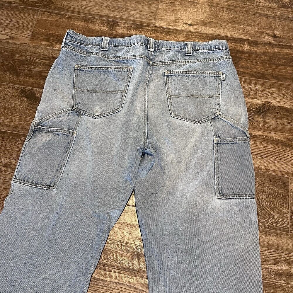 Gravel Gear Jeans 40x31 Relaxed Fit 7-Pocket Carpenter Medium Stonewash Denim